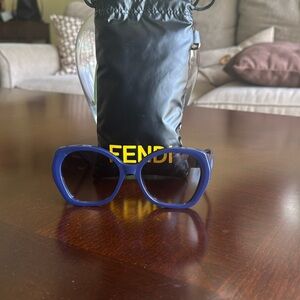 Fendi sunglasses blue purple